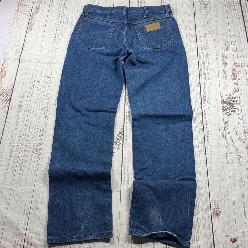 Wrangler Men's Cowboy Cut Jeans - Deep Blue Denim